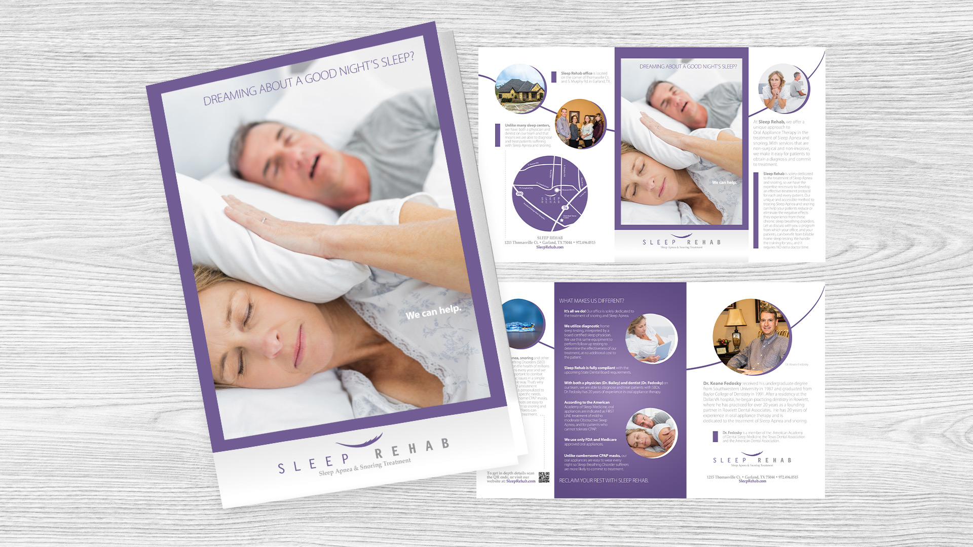 Sleep Rehab Tri-Fold Brochure