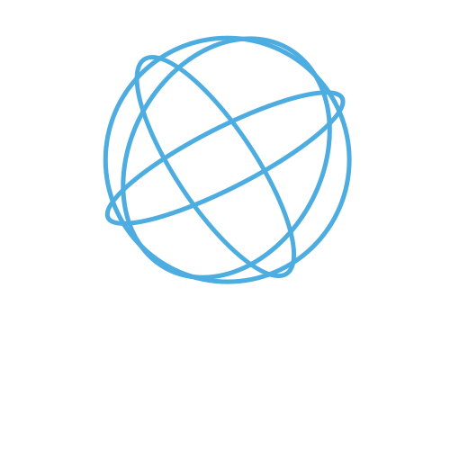 Atlas holding a globe graphic