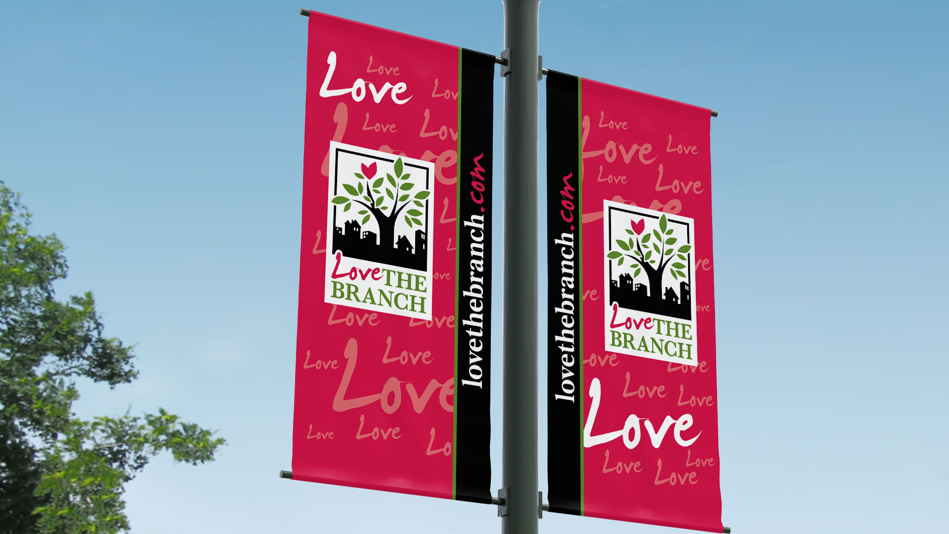 City of Farmers Branch Light Pole Banners