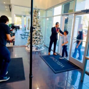 Miller Ad Agency team Christmas BTS